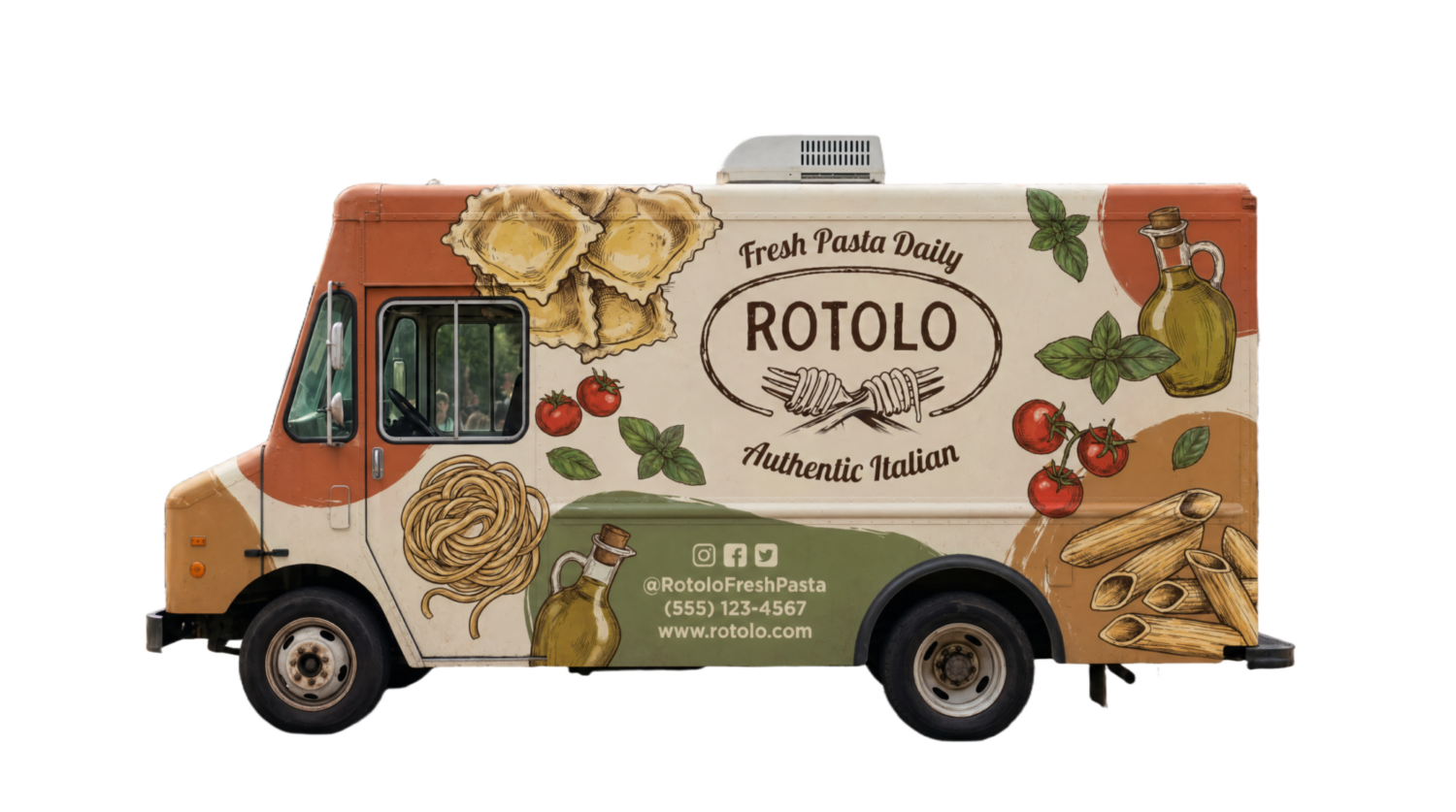 Rotolo food truck branding