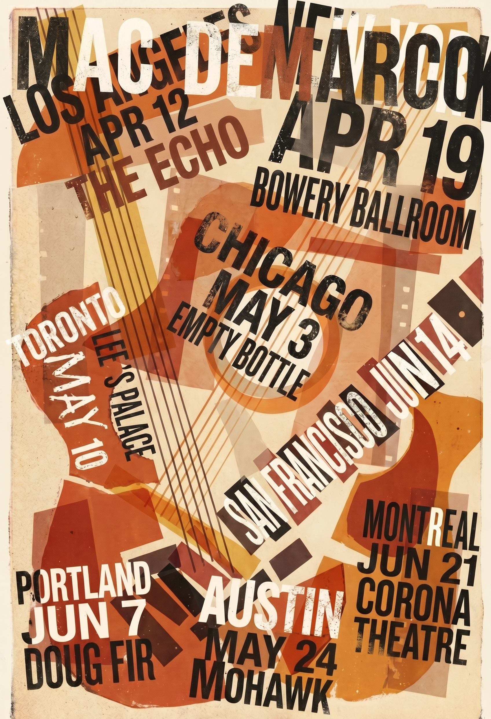 Mac DeMarco tour poster